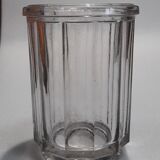 Thick glass jam jar