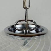 Vintage Swirl Murano pendant lamp, Italy, 1970s