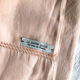 Antique sheet in pure washed linen tinted in morning pink