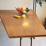 Huge shelf library Swedish desk teak, string.