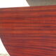 Half-moon console table, extendable in Empire style.