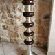 Space Age brushed aluminum floor lamp