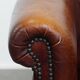 Cowhide Leather Club Chair in English Style