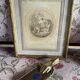 Antique gilded brass mail clip