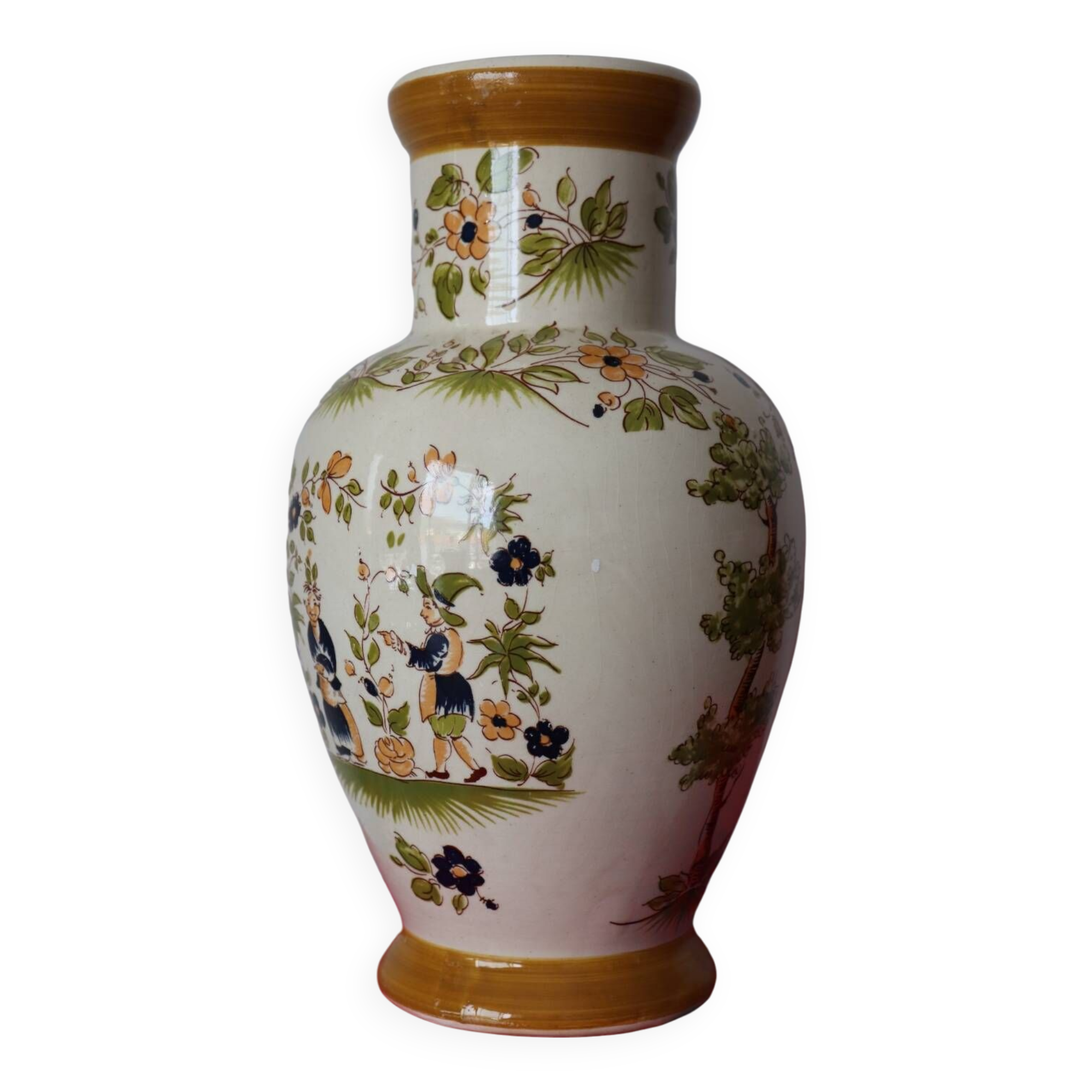 Vintage Moustier vase