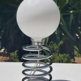 Spring lamp and opaline design