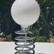Spring lamp and opaline design