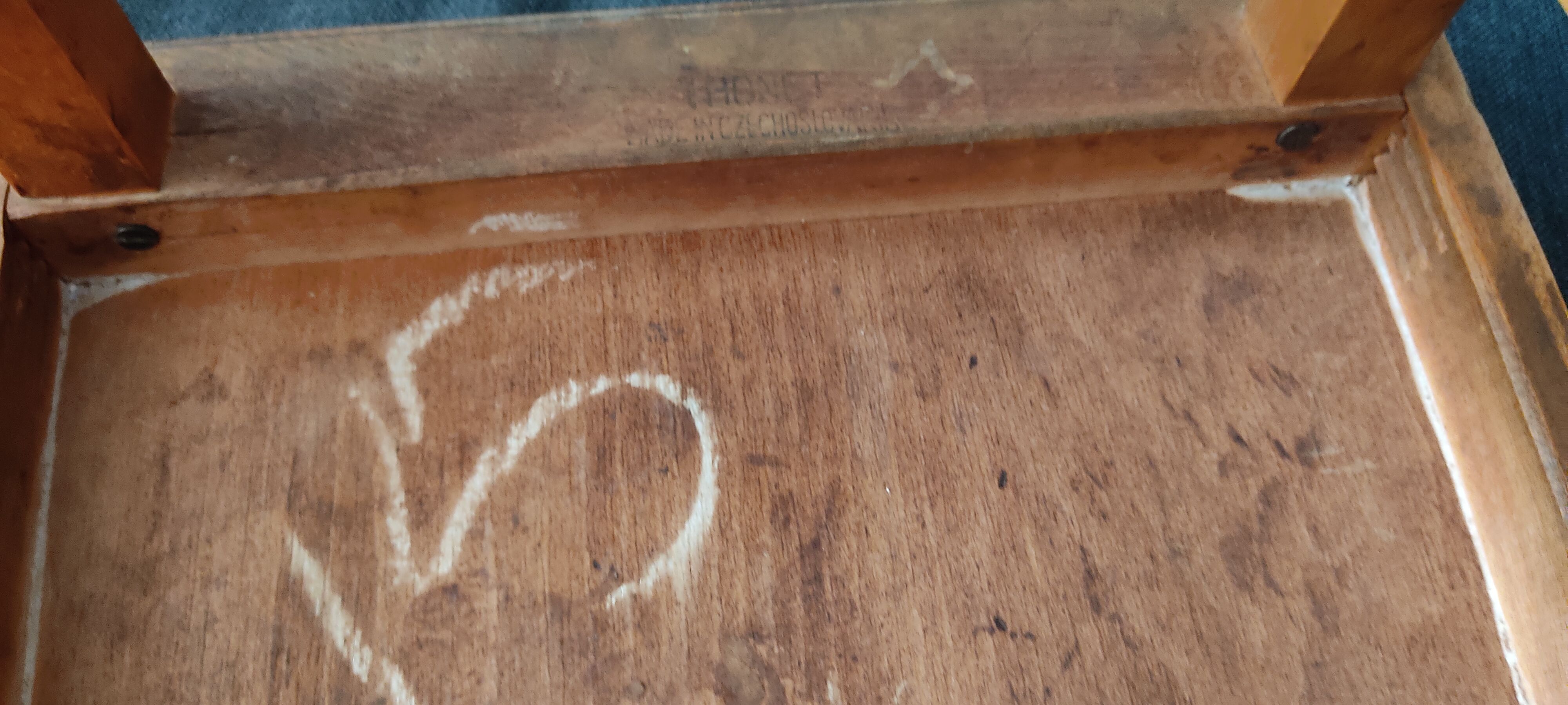 4 bistro chairs 50s Thonet