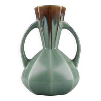 Art Deco Vase – Faïencerie De Bruyn – France – Glazed – 19cm