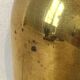 Antique gilded brass vase