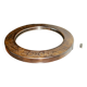Vintage round copper mirror by marco fugeri 1960