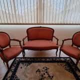 Louis Philippe style sofa and armchairs