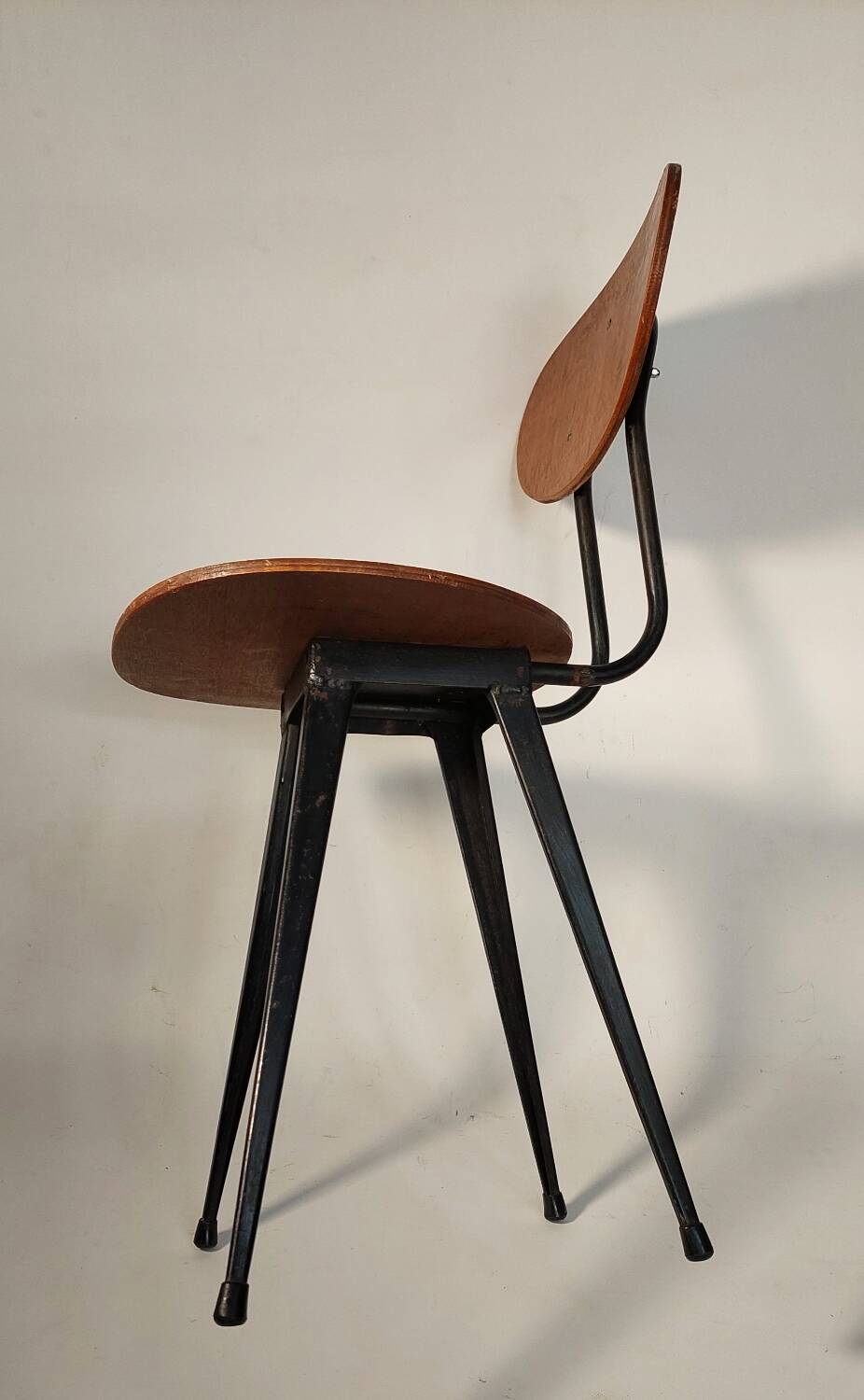 Paire chaise design industriel vintage