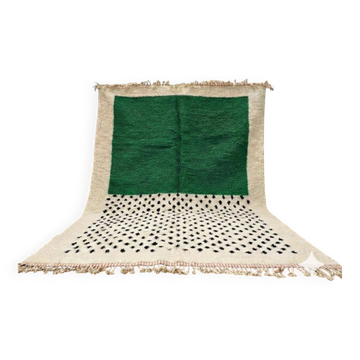 Traditional handwoven Berber rug size 2/3 m