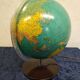Globe terrestre lumineux vintage JRO Wechselbid, France