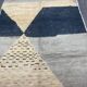 Traditional handmade pure wool Berber rug size 150 x 250 cm
