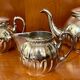 WMF tea set, silver-plated metal, 4 pieces