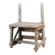 Industrial Rustic Stool with Patina, France, 1900s