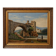 H. Nicolini  – Paysage animé au pont de pierre, XIXe siècle
