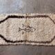 Azilal beige Berber rug - 191 x 79 cm