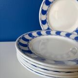 Set of 6 Digoin Sarreguemines dessert plates – Dorothy model – v