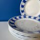 Set of 6 Digoin Sarreguemines dessert plates – Dorothy model – v