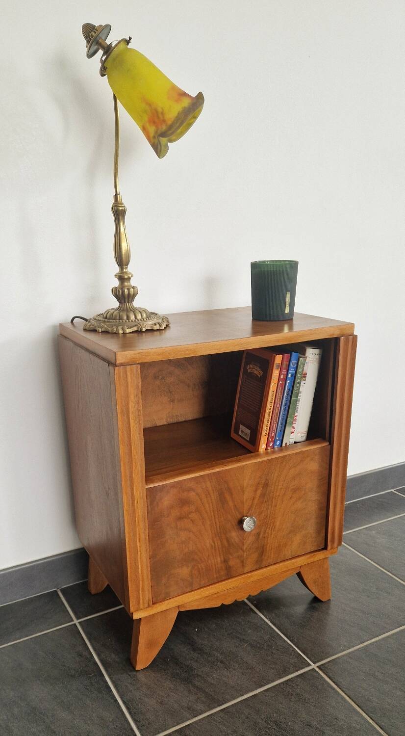 Art Deco low cabinet in rosewood