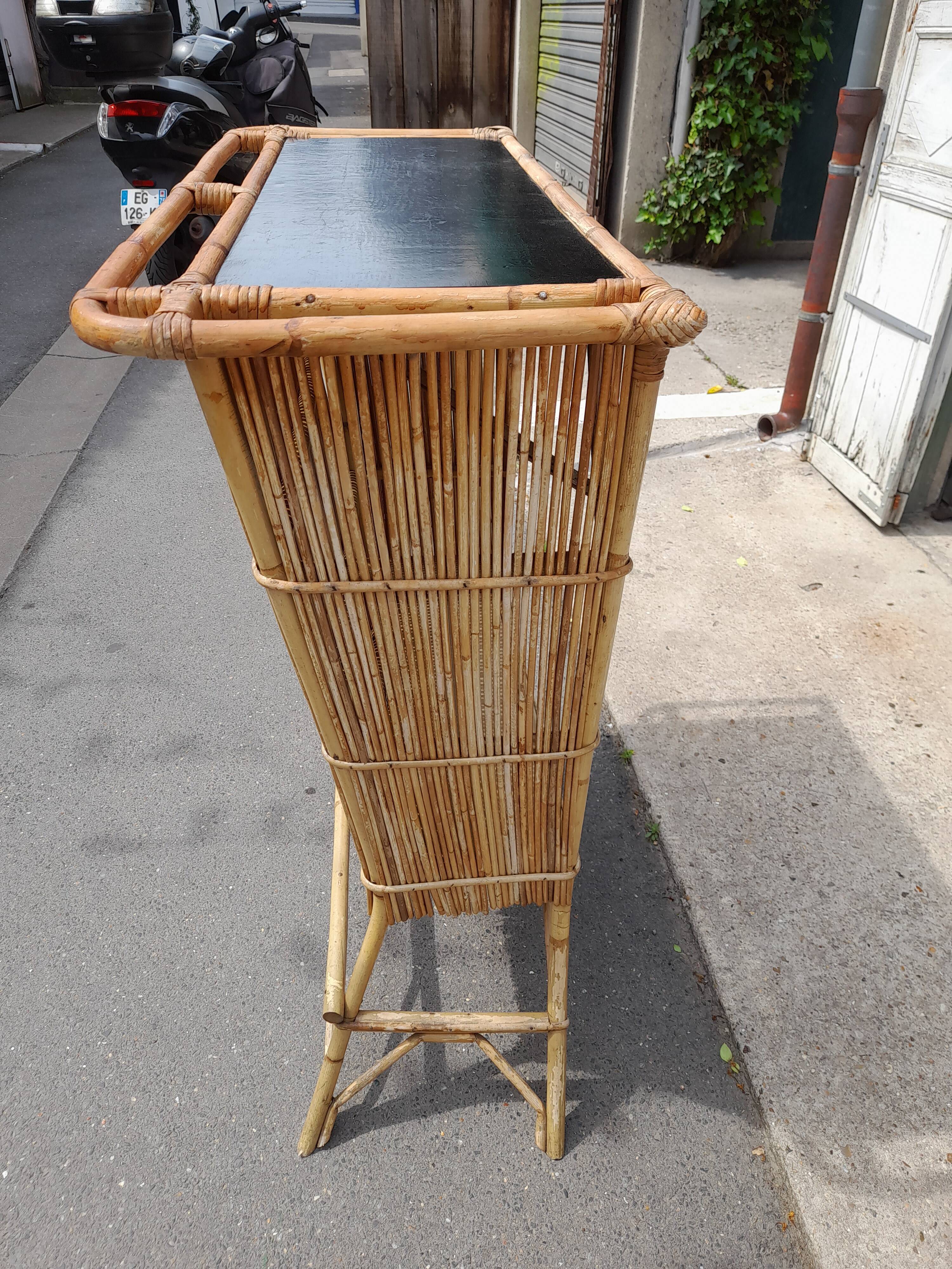Rattan bar from the 60s
