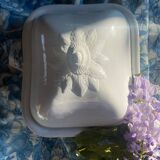 Grand plat cloche en porcelaine Villeroy et Boch ancien