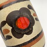 Vintage Scheurich West Germany Ceramic Vase, Numbered 413-20 - 1960s