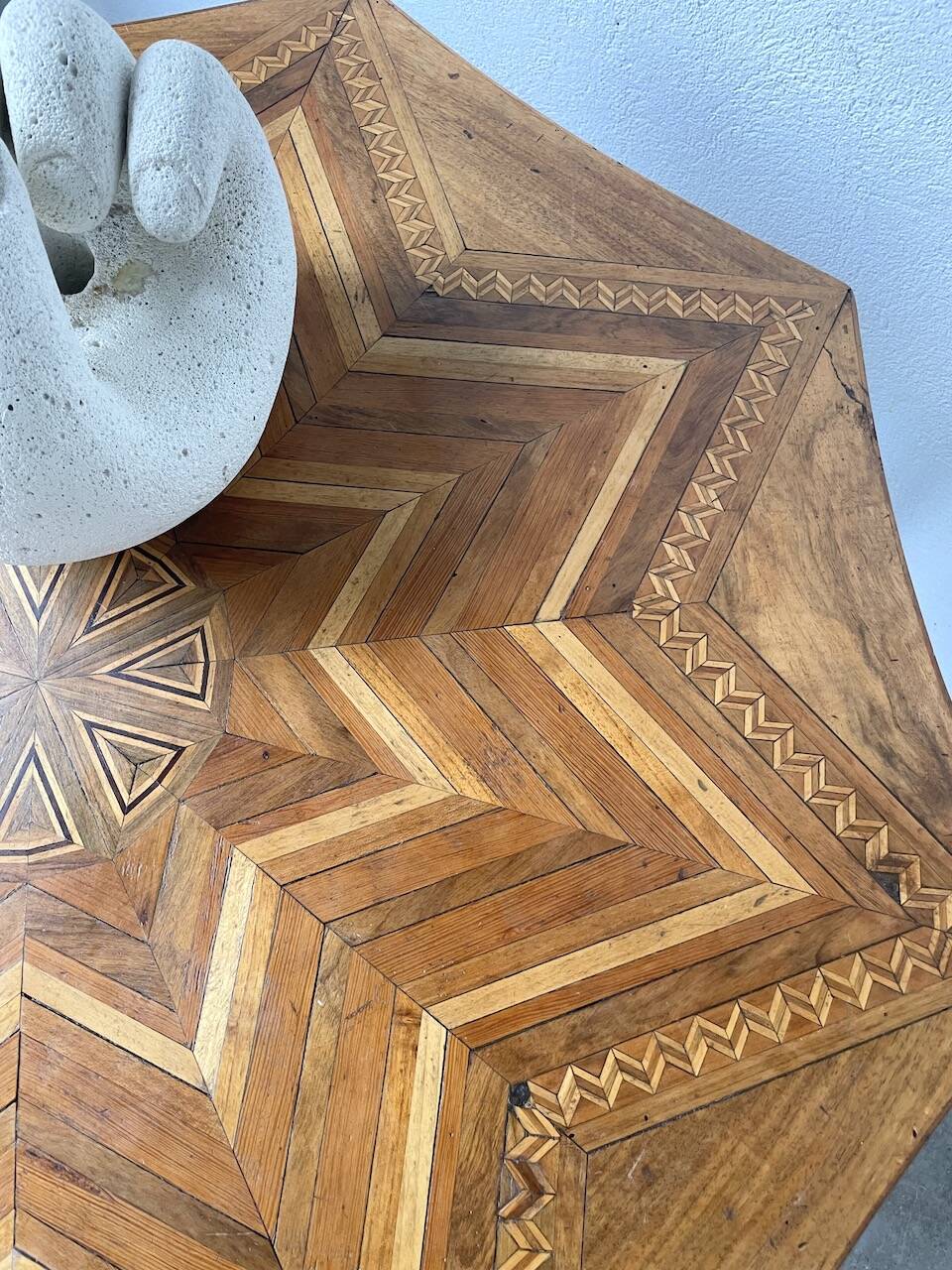 19th century inlaid side table