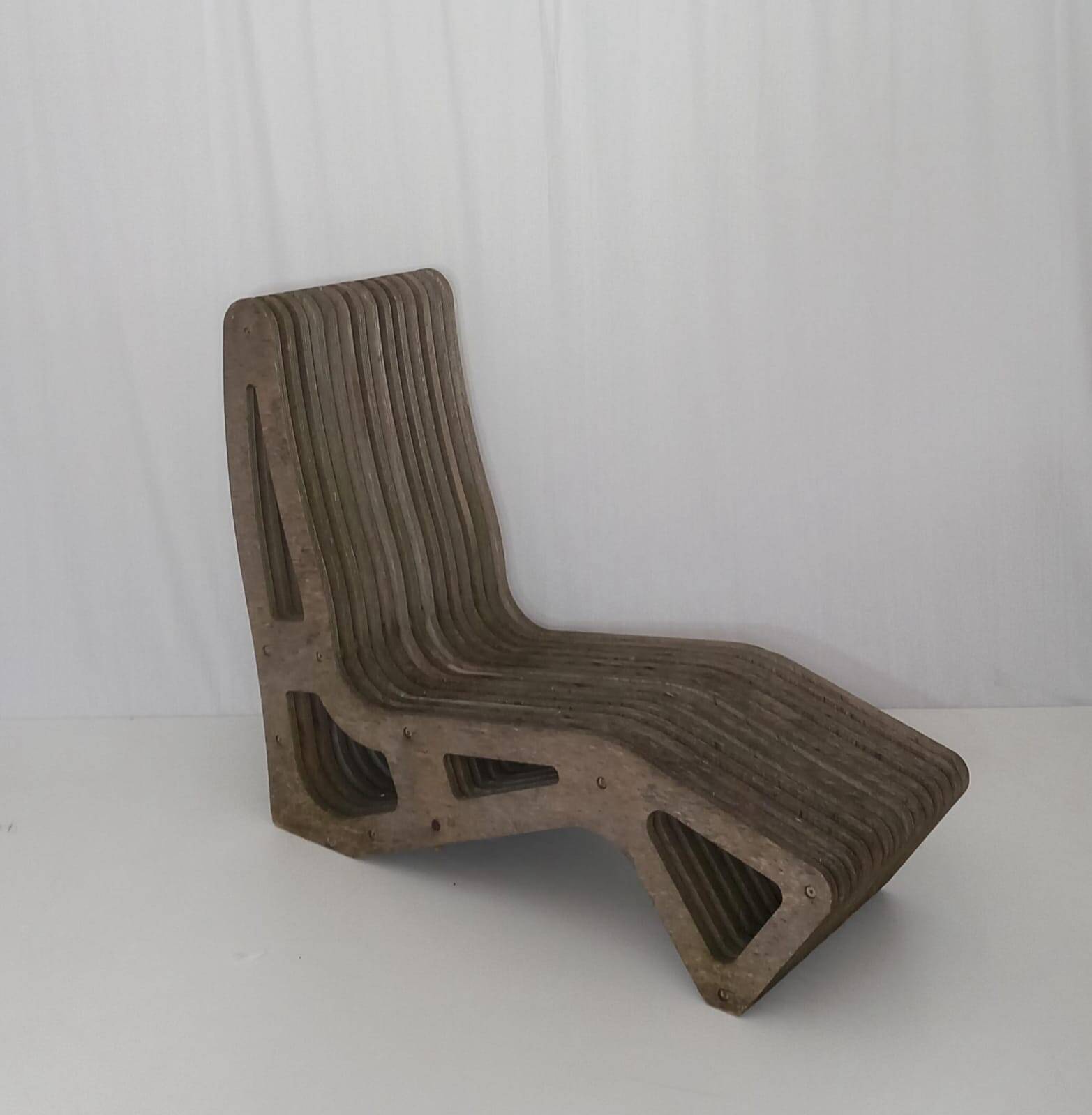 Italian Outdoor Lounge Chair, 80s