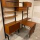 Vintage Scandinavian Teak wall unit by Poul Cadovius for royal system, 1950s