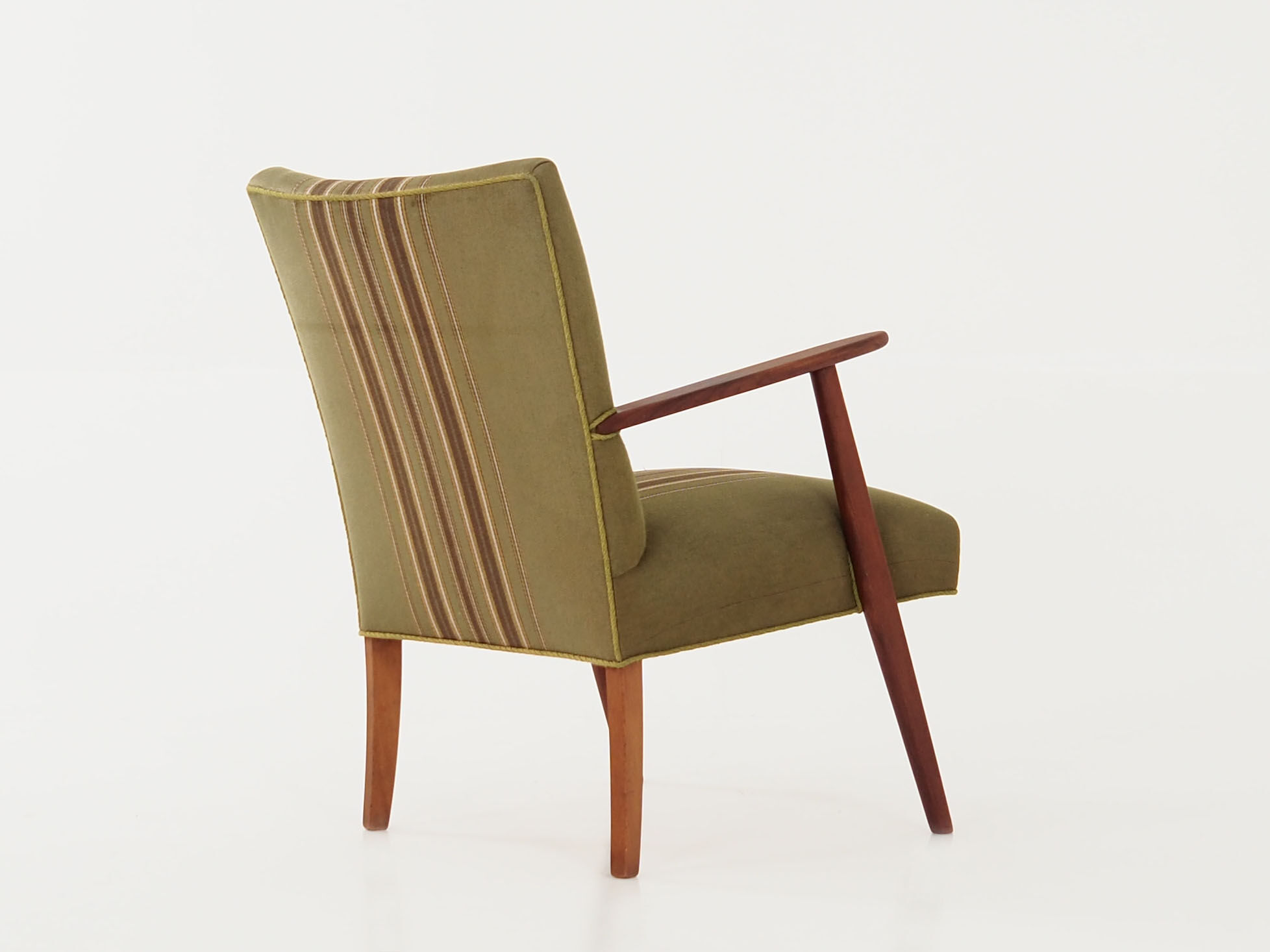 Armchair, teak construction, Scandinavian design of the 70s