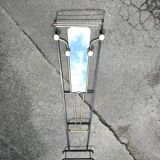 Mirrored and 4-patère coat rack