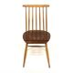 Set of 4 Scandinavian "Pinnstol" beech chairs, Sweden, 1960