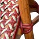 Pair of antique bistro terrace chairs