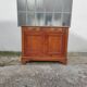 Old Parisian buffet in rustic oak 2 drawers 2 doors vintage country storage unit