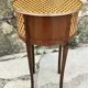 Chiffonier table or folding table in precious wood marquetry.