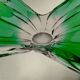 Large green blown glass bowl – art glass centrepiece – 1960s/70s