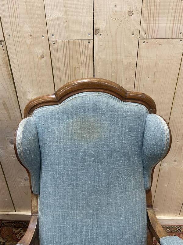 Paire de fauteuils Voltaire Louis Philippe