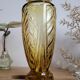 Vase art déco verre moulé