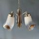 70s Mid Century Murano glass chandelier in Mazzega style.
