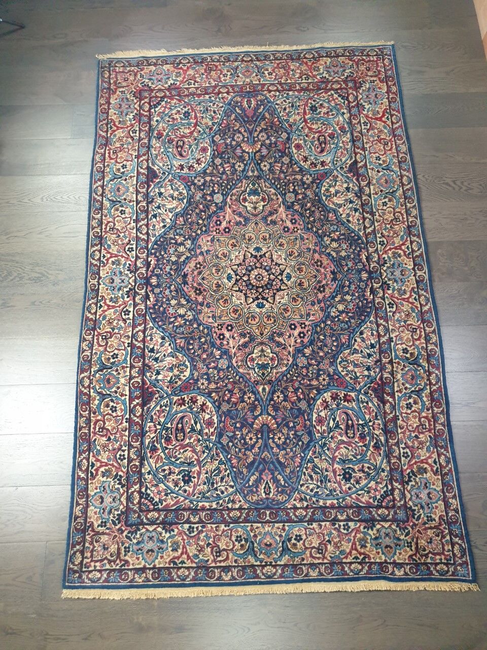 Handmade Kerman rug