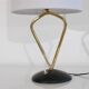 Vintage Arlus lamp in cast iron and brass