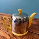 Yellow teapot salam tea guy degrenne vintage 4 cups