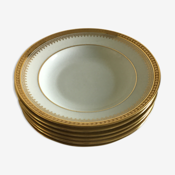 6 porcelain plates of Limoges