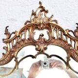 Miroir baroque en bronze xixème h= 104 cm