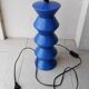 Pied de lampe bleu