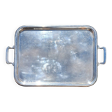 Silver-plated metal tray, US Navy